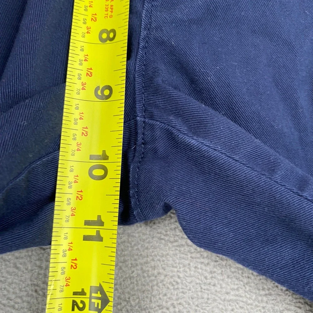 J.Crew Flex Straight Fit Chino Pants Mens 29x30 Navy Blue Stretch Cotton 5349